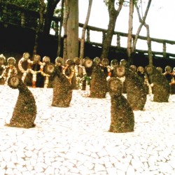 Dolls made from waster material- Rock Garden, Chandigarh