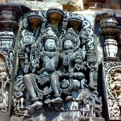 Sculpture at Belur & Halebid