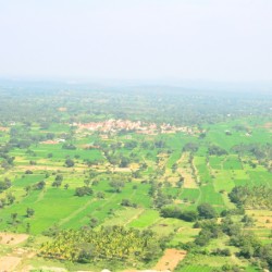 View from top of Melkote