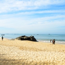 Beach sand-Turtle Bay near Udupi
