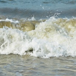 High tide-Turtle Bay near Udupi